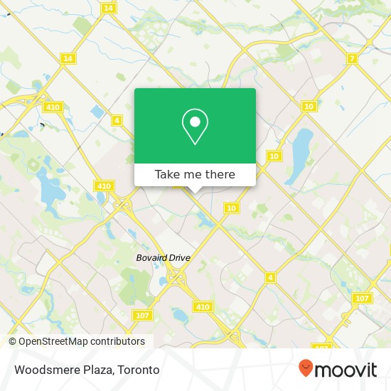 Woodsmere Plaza map