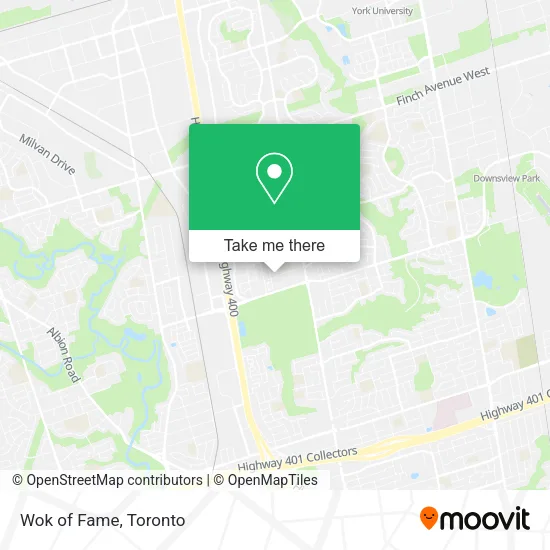 Wok of Fame map