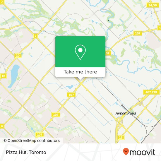 Pizza Hut map