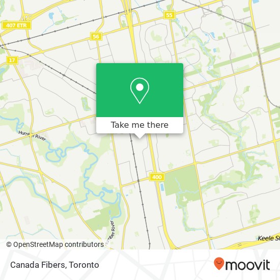 Canada Fibers map