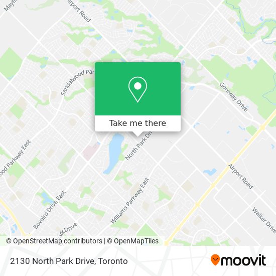 2130 North Park Drive map