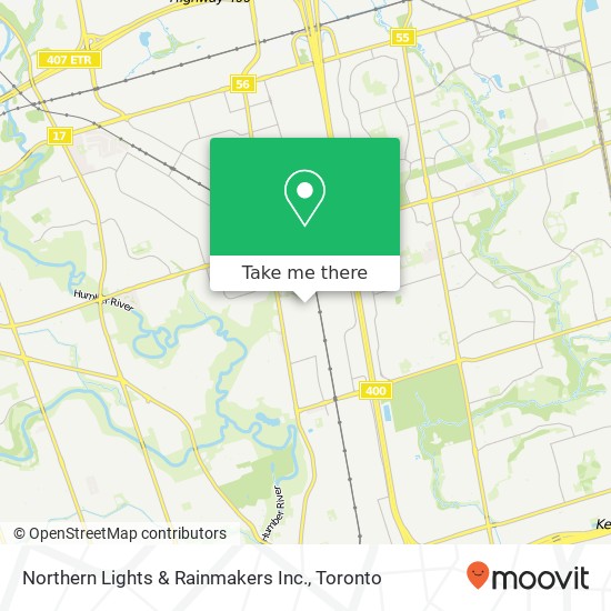 Northern Lights & Rainmakers Inc. map