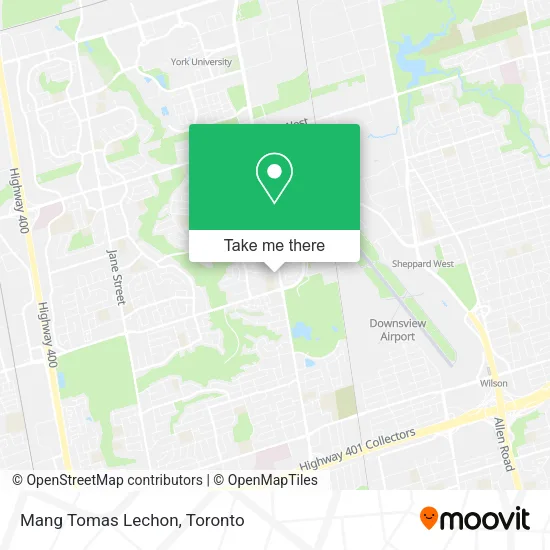 Mang Tomas Lechon map