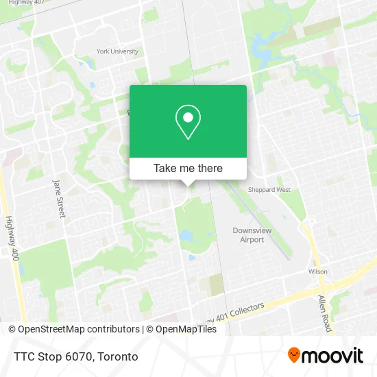 TTC Stop 6070 map