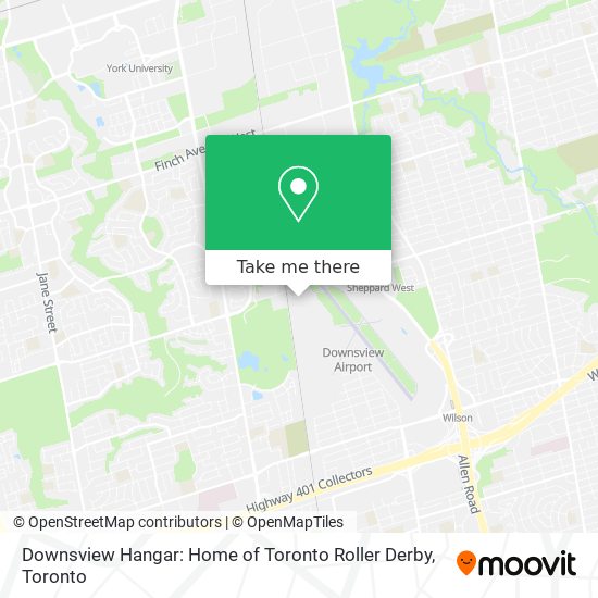 Downsview Hangar: Home of Toronto Roller Derby plan
