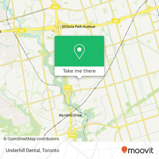 Underhill Dental map