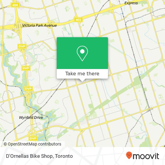 D'Ornellas Bike Shop map