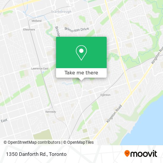 1350 Danforth Rd. map