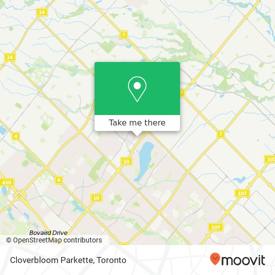 Cloverbloom Parkette map