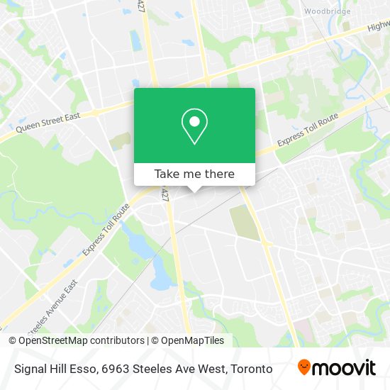 Signal Hill Esso, 6963 Steeles Ave West plan