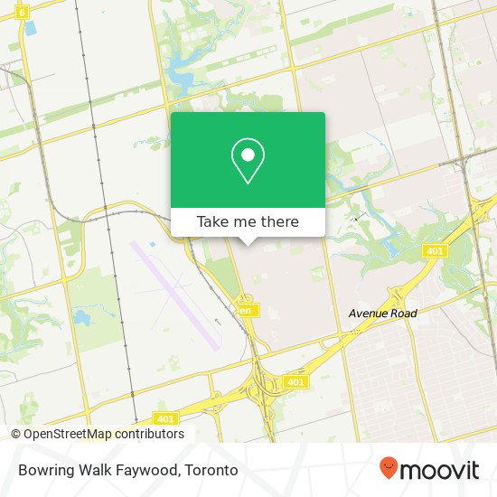Bowring Walk Faywood map