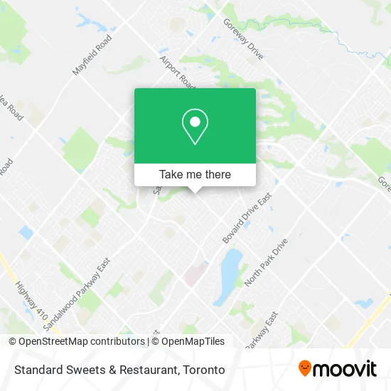 Standard Sweets & Restaurant map