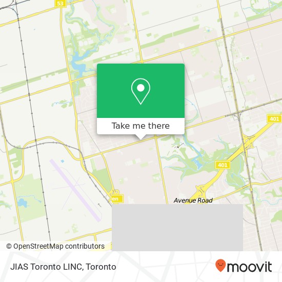 JIAS Toronto LINC map
