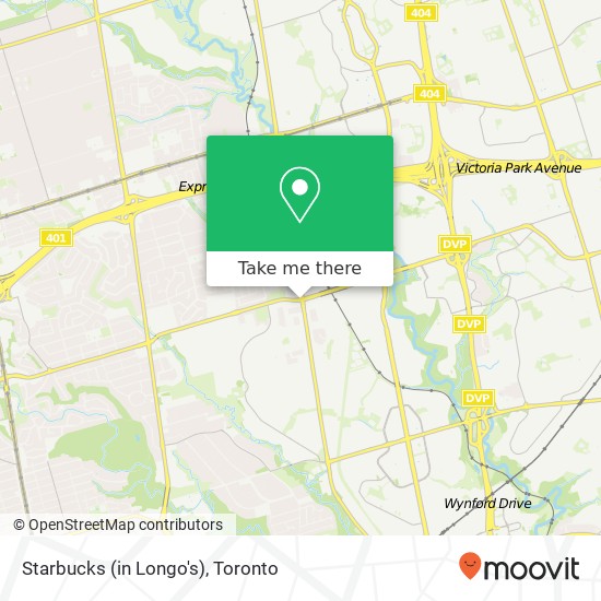 Starbucks (in Longo's) map