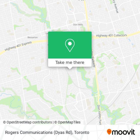 Rogers Communications (Dyas Rd) map