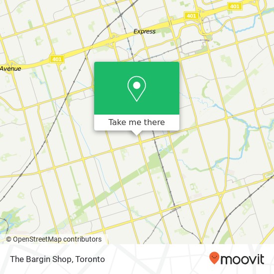 The Bargin Shop map