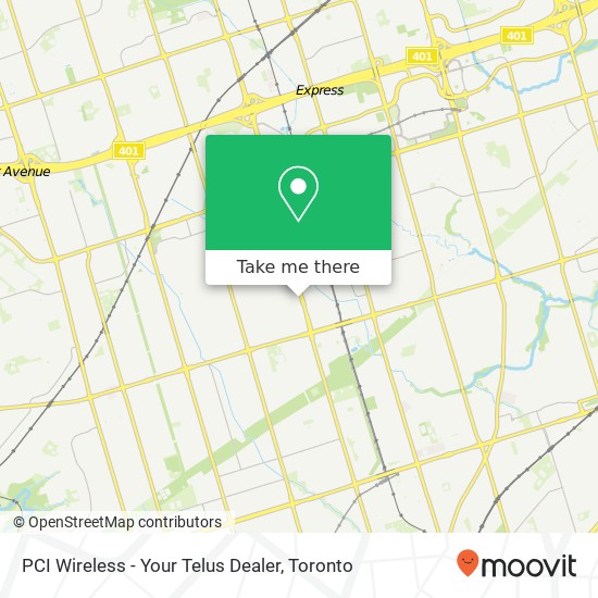 PCI Wireless - Your Telus Dealer map
