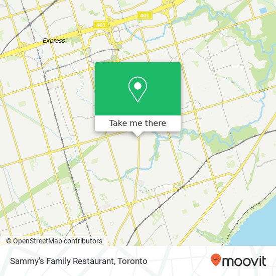 Sammy's Family Restaurant map