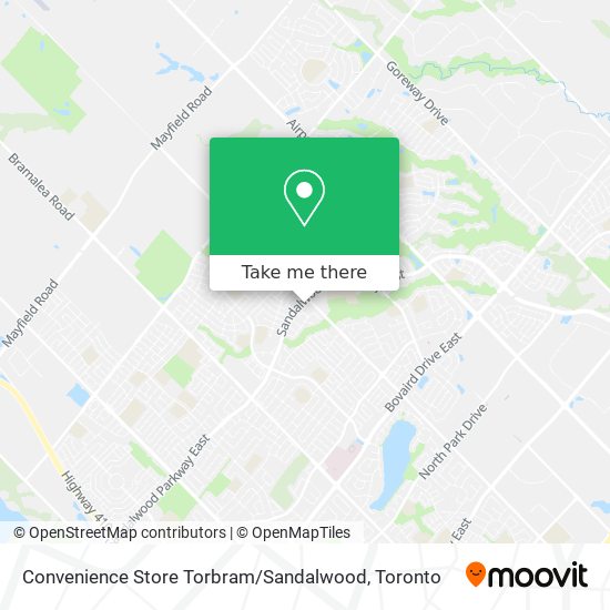 Convenience Store Torbram / Sandalwood plan