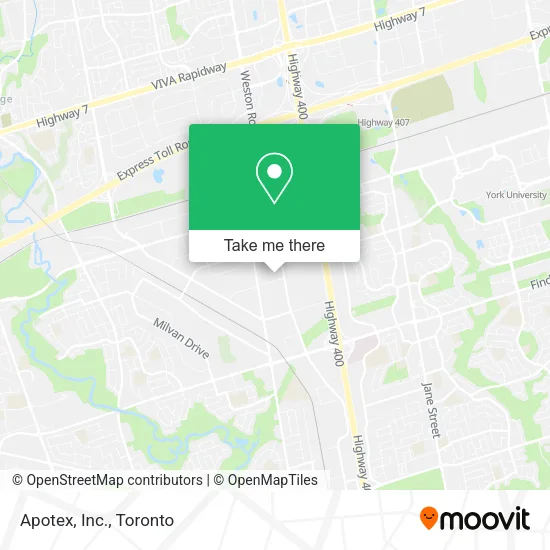 Apotex, Inc. map