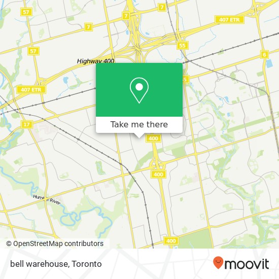 bell warehouse map