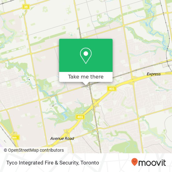 Tyco Integrated Fire & Security map