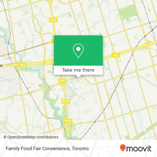 Family Food Fair Convenience map