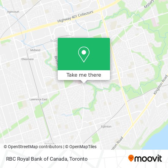 RBC Royal Bank of Canada map