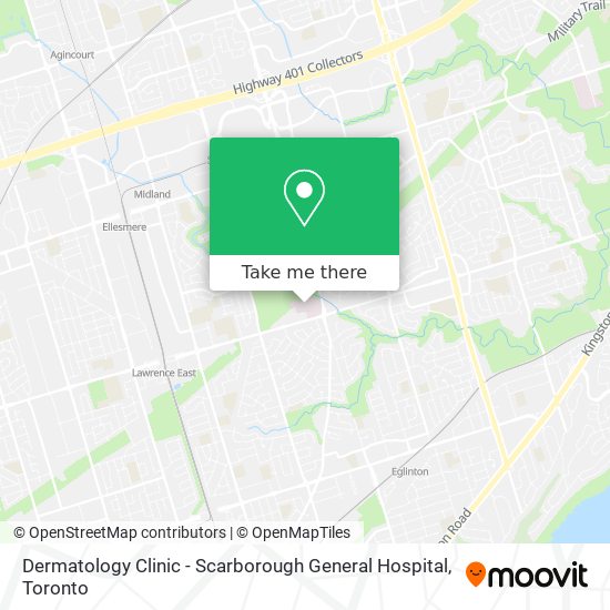 Dermatology Clinic - Scarborough General Hospital map