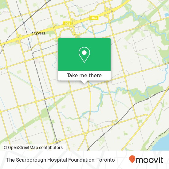The Scarborough Hospital Foundation map
