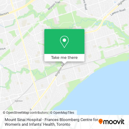 Mount Sinai Hospital - Frances Bloomberg Centre for Women's and Infants' Health map