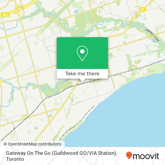 Gateway On The Go (Guildwood GO / VIA Station) map
