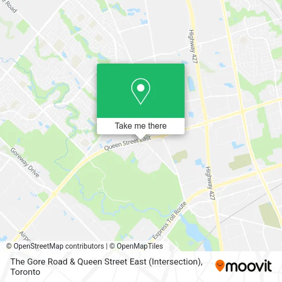 The Gore Road & Queen Street East (Intersection) plan