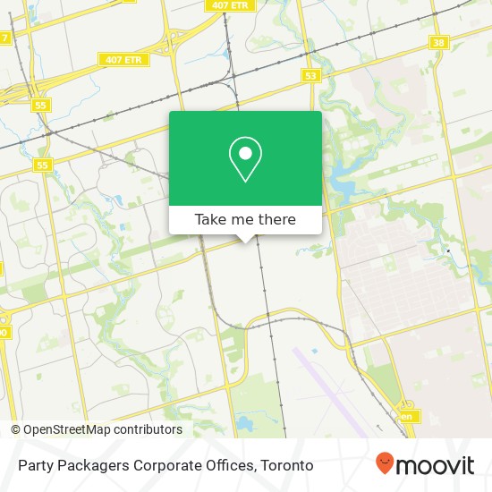 Party Packagers Corporate Offices map