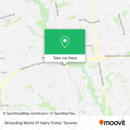 Wizarding World Of Harry Potter map