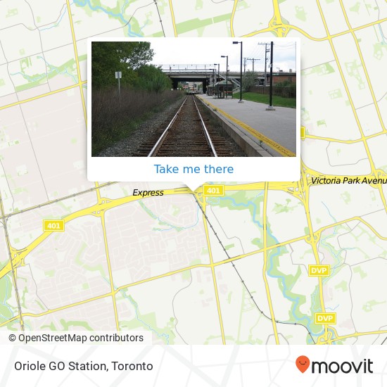 Oriole GO Station map