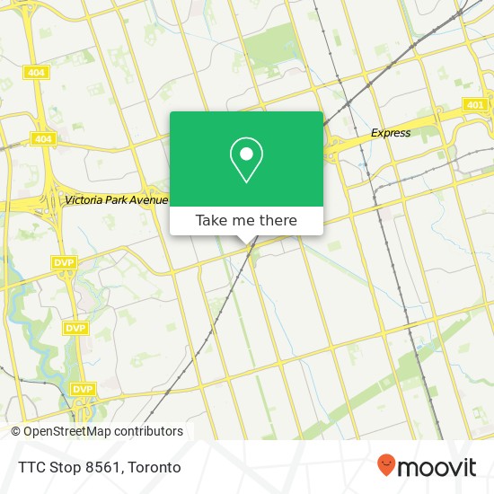 TTC Stop 8561 plan