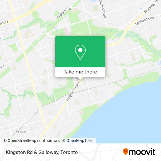 Kingston Rd & Galloway map