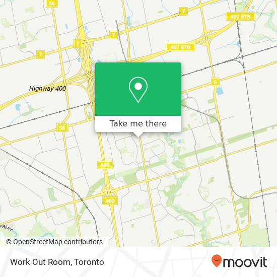 Work Out Room map