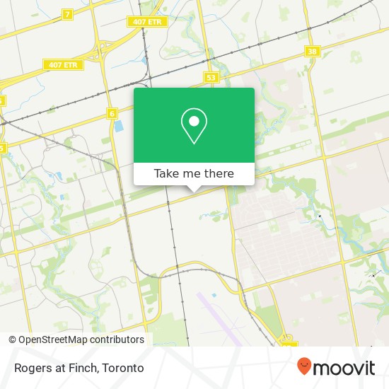 Rogers at Finch map