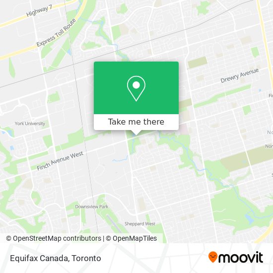 Equifax Canada map