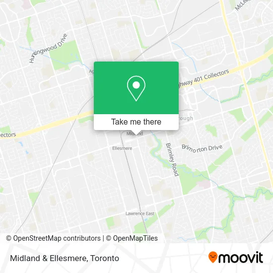 Midland & Ellesmere map