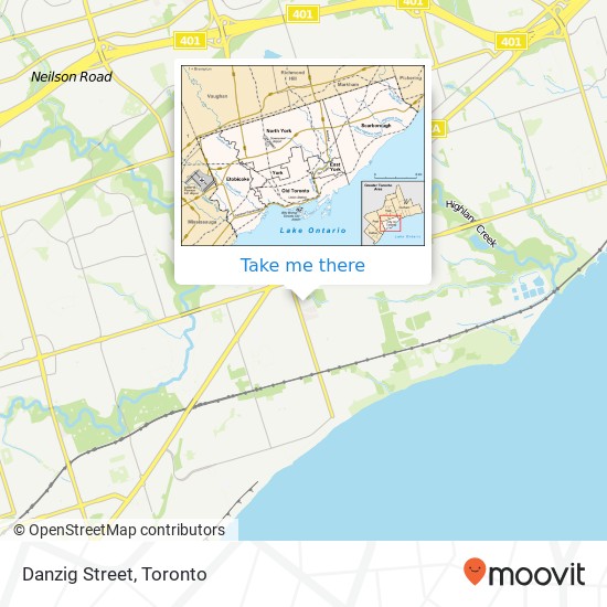 Danzig Street map