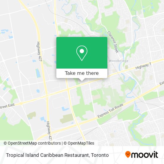 Tropical Island Caribbean Restaurant map