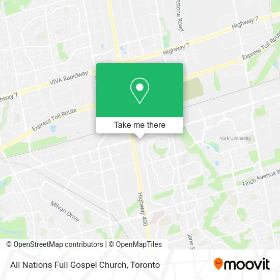 All Nations Full Gospel Church map