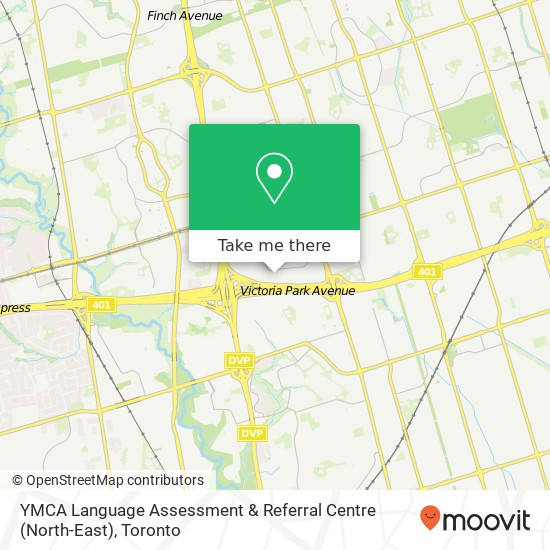 YMCA Language Assessment & Referral Centre (North-East) map