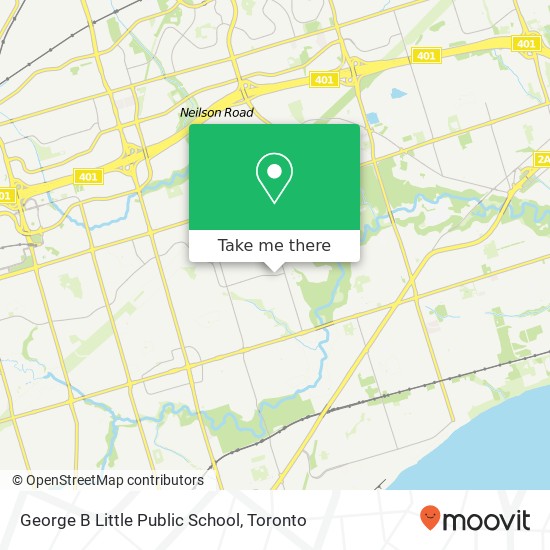 George B Little Public School map