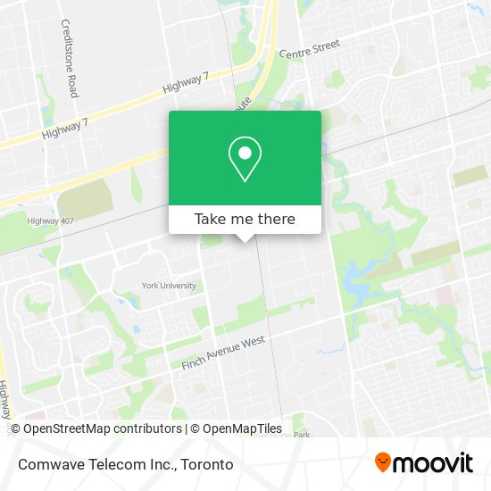 Comwave Telecom Inc. map