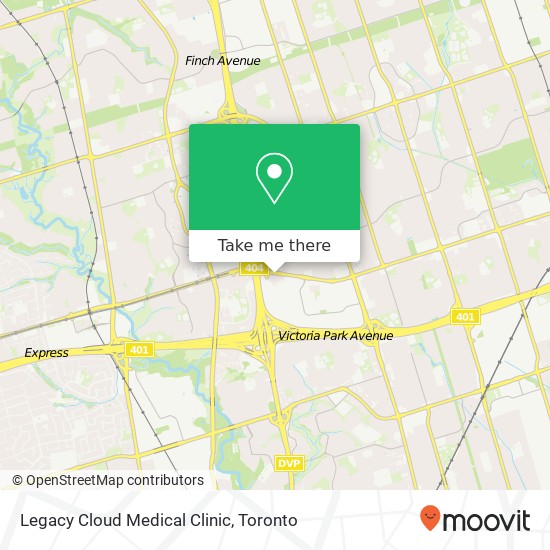 Legacy Cloud Medical Clinic map