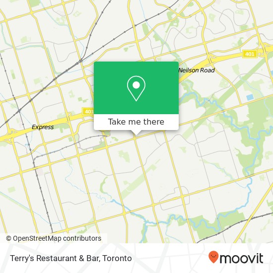 Terry's Restaurant & Bar map